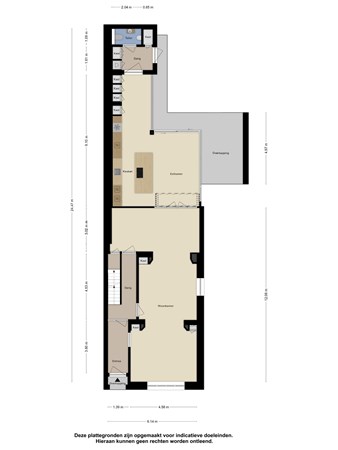 Floorplan - Stationsstraat 28, 5281 GD Boxtel